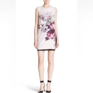 Ted Baker Pale Pink Floral Shift Dress